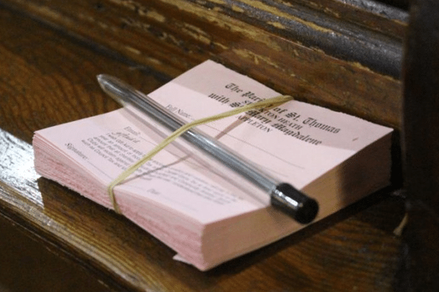 Preserving Traditional Offertory Envelopes