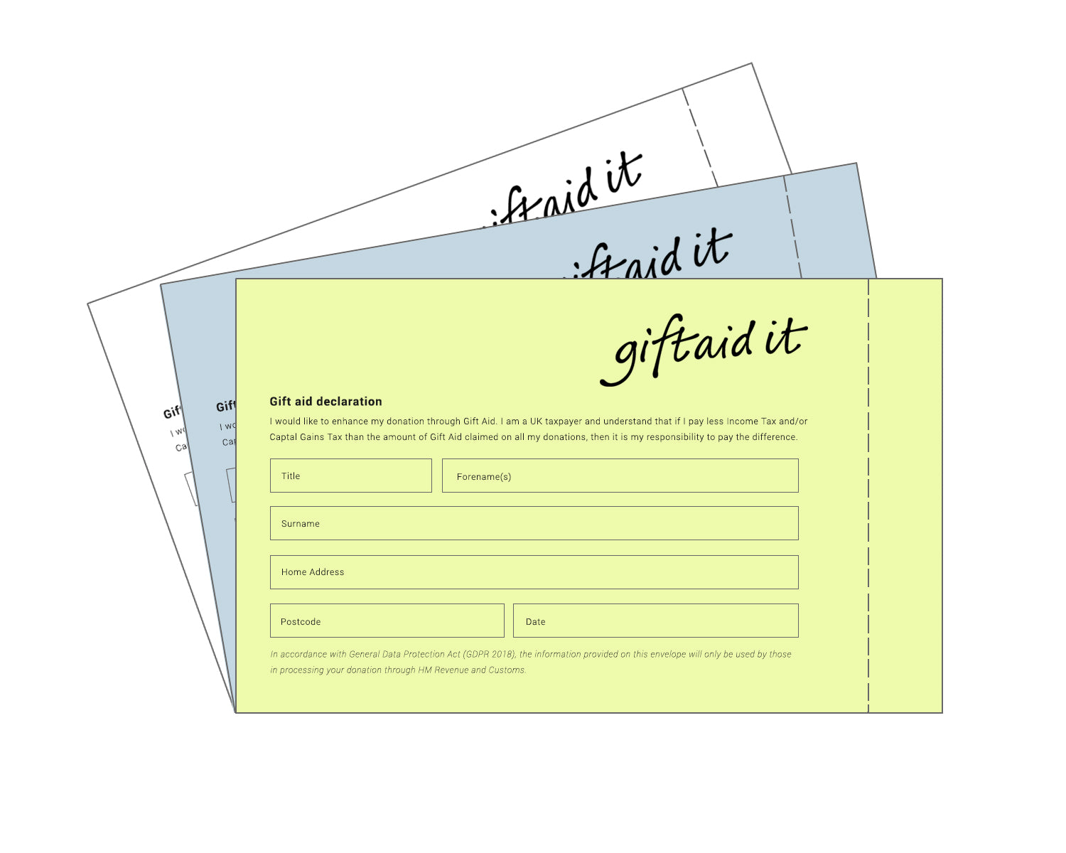 Standard Gift Aid Envelopes