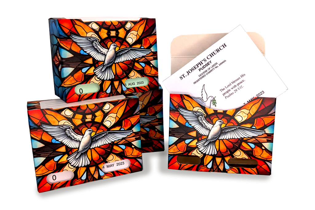 Weekly Boxed Sets envelope close-up